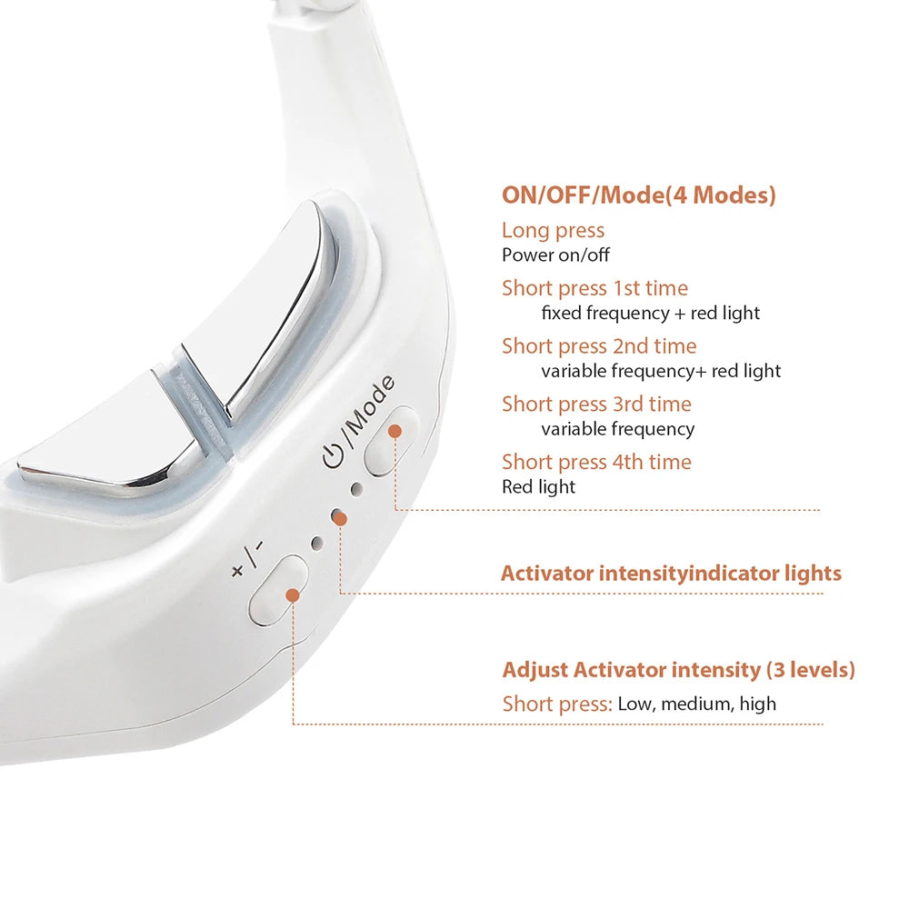GlowVisor™ — Red Light + EMS Eye Therapy To Depuff & Glow